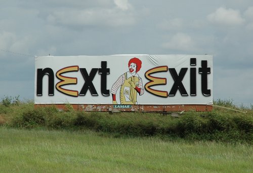 A nice MacDonald's sign. Oklahoma (2007)