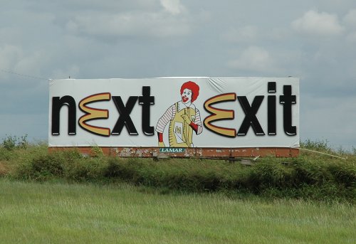 A nice MacDonald's sign. Oklahoma (2007)