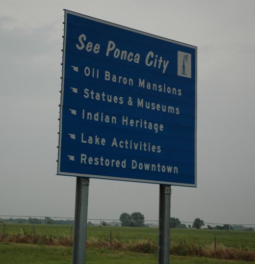 Lots to see and do in Ponca. Oklahoma (2007)