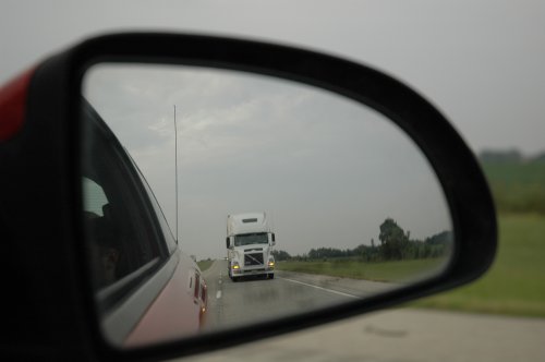 Overtaking a truck, we did a lot of this. Oklahoma (2007)